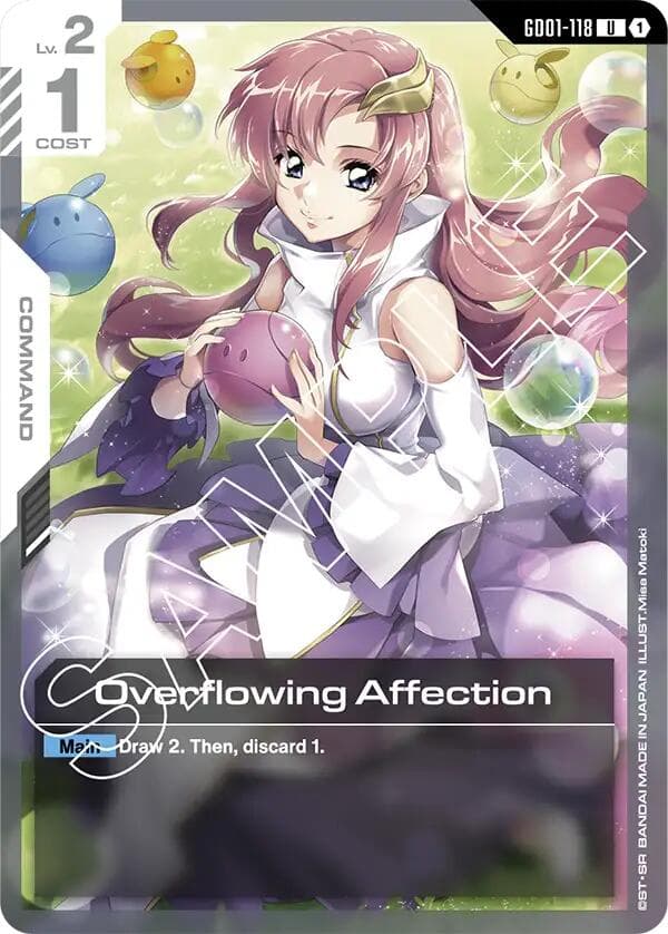 Overflowing Affection — Newtype Rising card