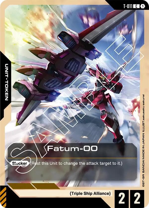 Fatum-00 (T-011) Token — Newtype Rising card