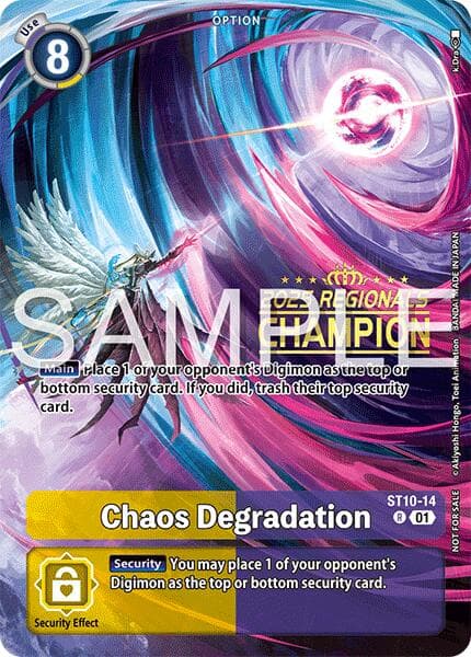 Chaos Degradation (Regionals 25-26 Season 2 Champion) — Starter Deck 10: Parallel World Tactician card