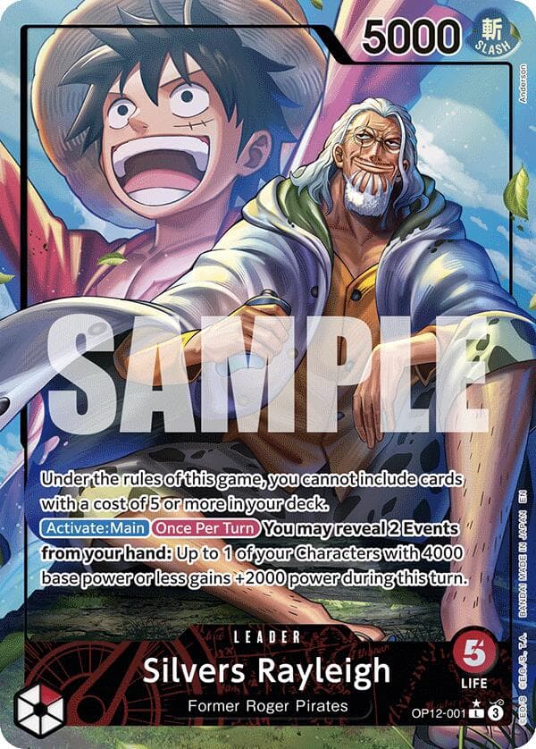 Silvers Rayleigh (Alternate Art) — Legacy of the Master card