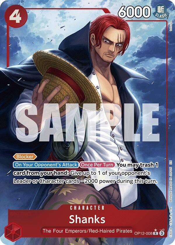 Shanks (008) (Alternate Art) — Legacy of the Master card