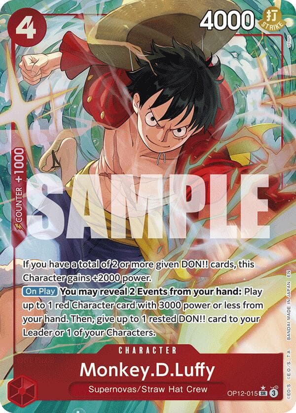 Monkey.D.Luffy (Alternate Art) — Legacy of the Master card