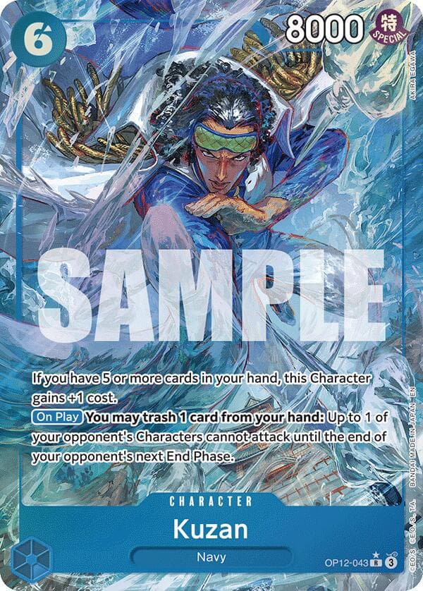 Kuzan (043) (Alternate Art) — Legacy of the Master card