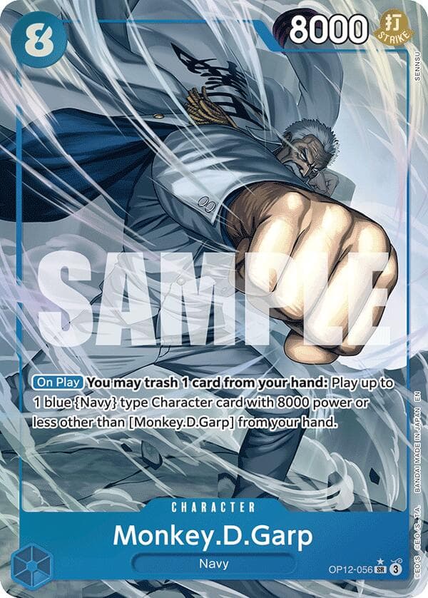 Monkey.D.Garp (Alternate Art) — Legacy of the Master card