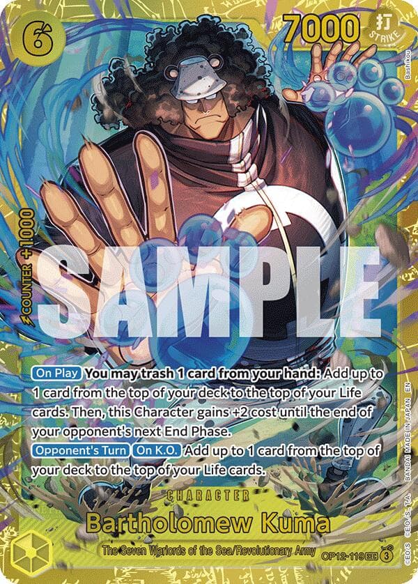 Bartholomew Kuma — Legacy of the Master card