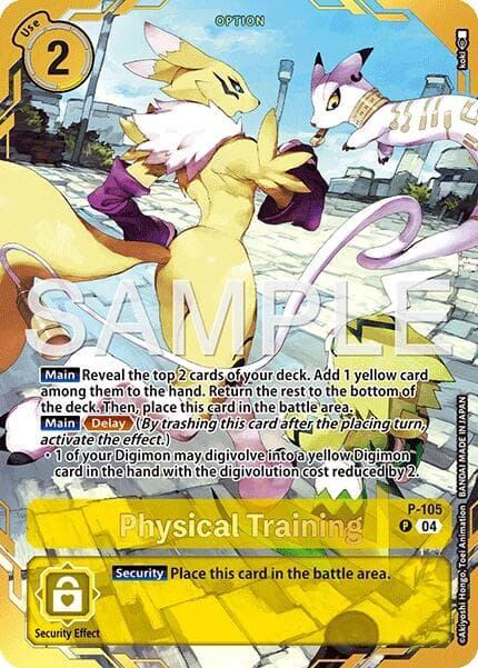Physical Training (Premium Card Collection -Digimon Training Set-) — Digimon Promotion Cards card