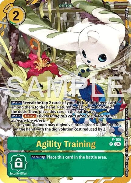 Agility Training (Premium Card Collection -Digimon Training Set-) — Digimon Promotion Cards card