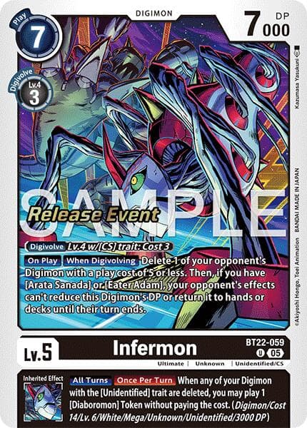 Infermon — Cyber Eden Release Event Cards card