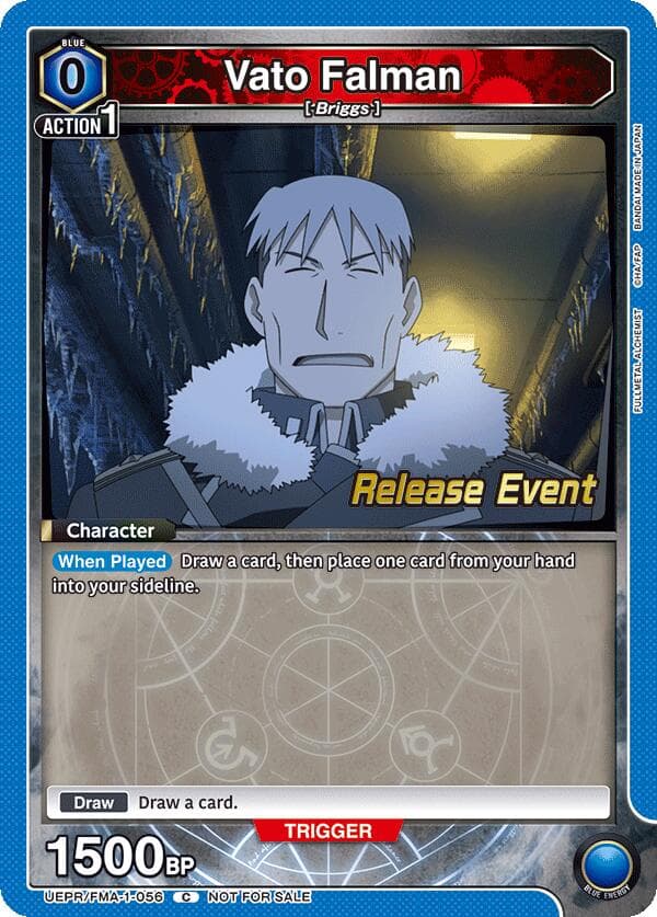 Vato Falman — UE09BT: FULLMETAL ALCHEMIST Release Event Cards card