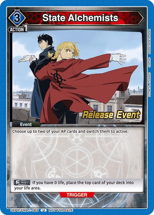 State Alchemists — UE09BT: FULLMETAL ALCHEMIST Release Event Cards card