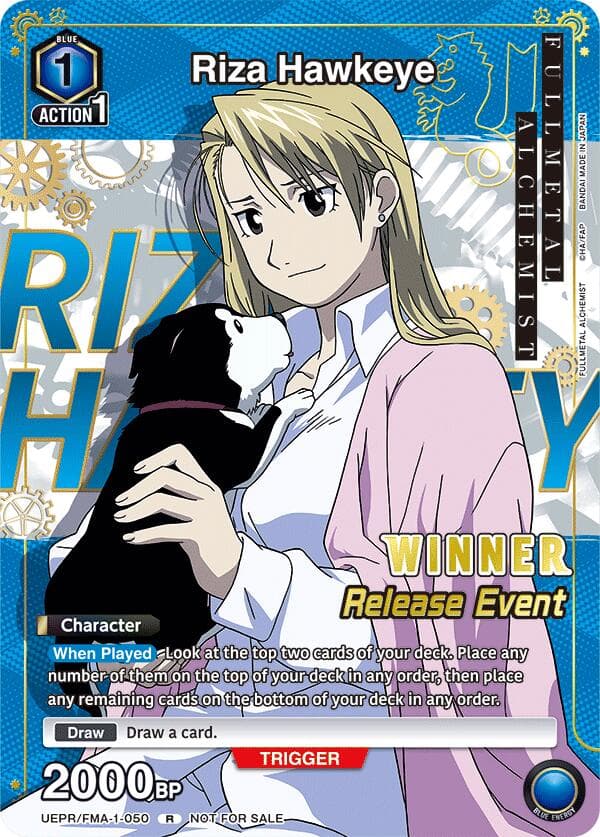 Riza Hawkeye (Release Event Winner) — UE09BT: FULLMETAL ALCHEMIST Release Event Cards card