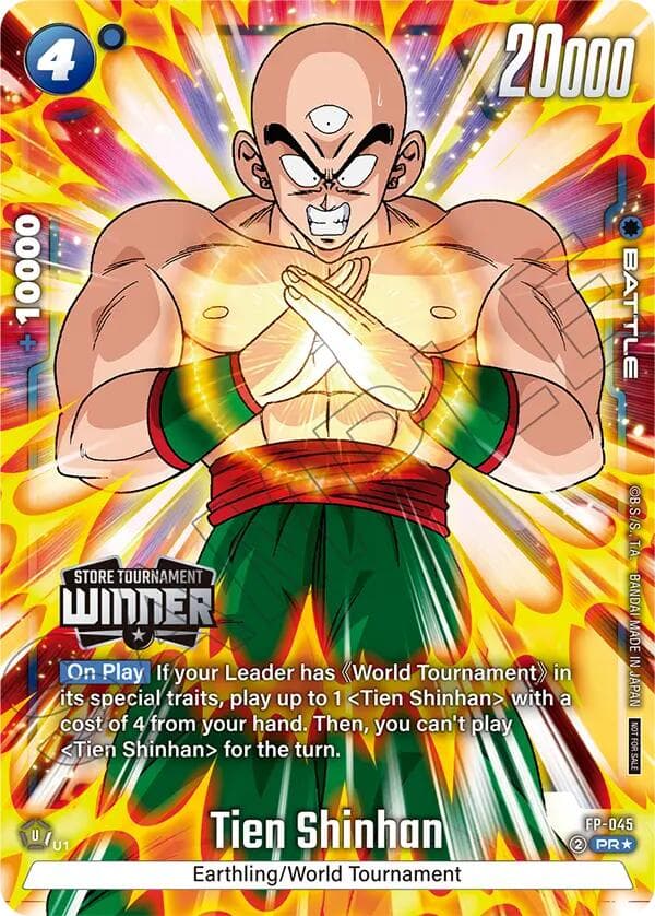 Tien Shinhan - FP-045 (Tournament Pack -Winner- 07) — Tournament and Championship Promos card