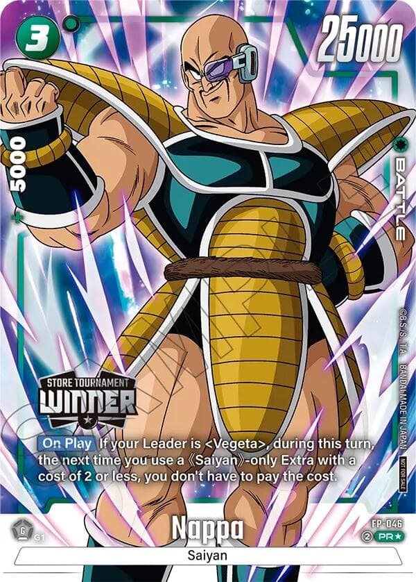 Nappa - FP-046 (Tournament Pack -Winner- 07) — Tournament and Championship Promos card