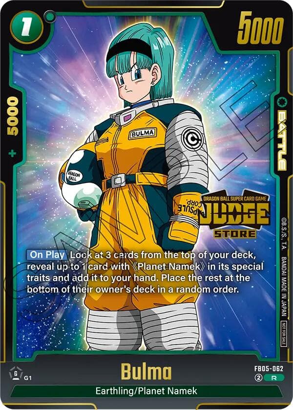 Bulma (Judge Pack (Store Judge) 04) — Tournament and Championship Promos card