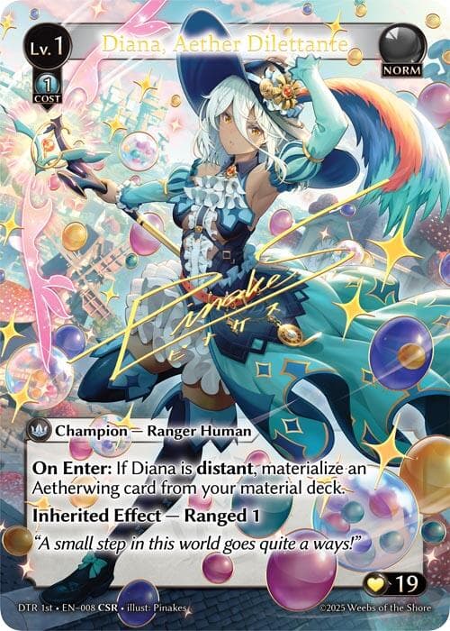 Diana, Aether Dilettante (CSR) — Distorted Reflections card