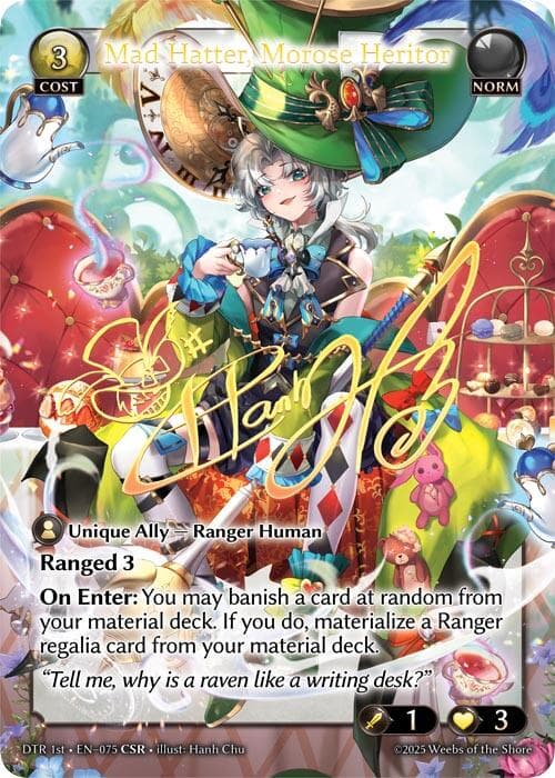 Mad Hatter, Morose Heritor (CSR) — Distorted Reflections card