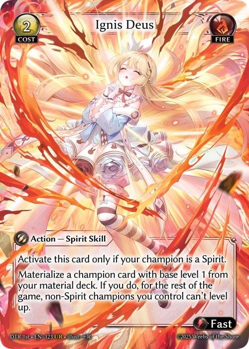 Ignis Deus — Distorted Reflections card
