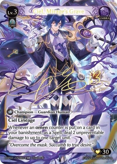 Ciel, Mirage's Grave (CSR) — Distorted Reflections Starter Decks card