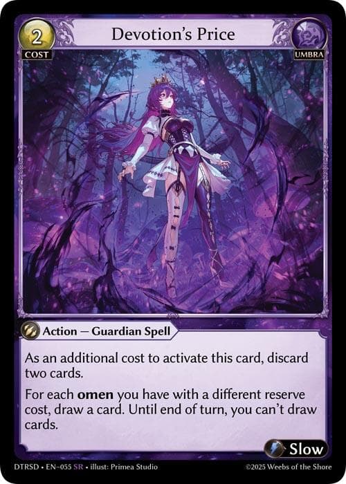 Devotion's Price — Distorted Reflections Starter Decks card