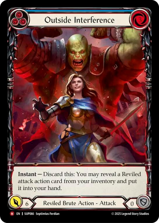 Outside Interference (Extended Art) — Super Slam card