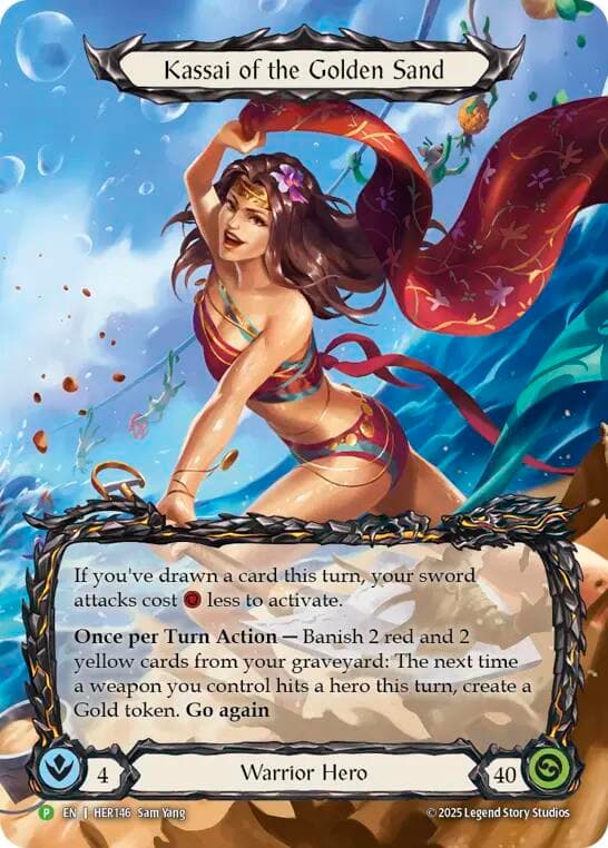 Kassai of the Golden Sand - HER146 — Flesh and Blood: Promo Cards card
