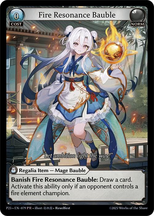 Fire Resonance Bauble — Promotional Cards card