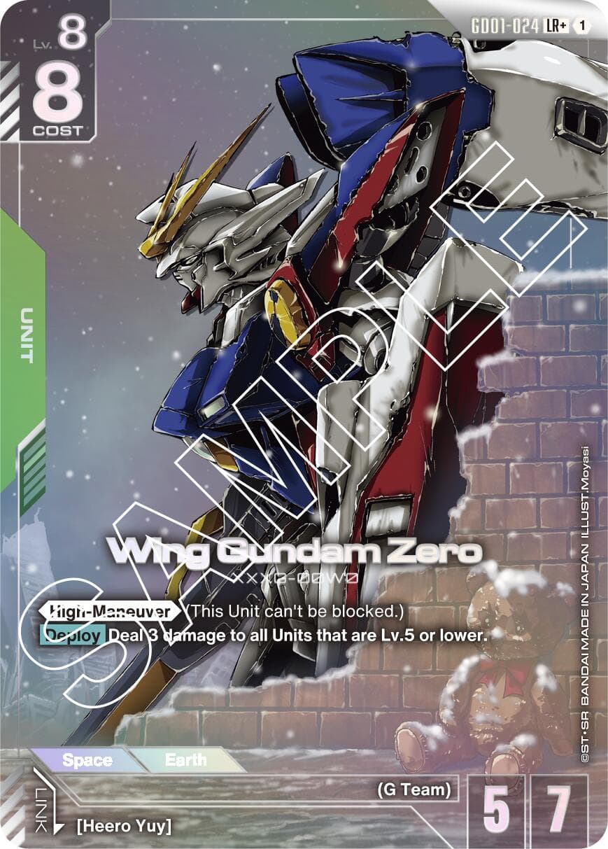 Wing Gundam Zero (LR+) — Newtype Rising card
