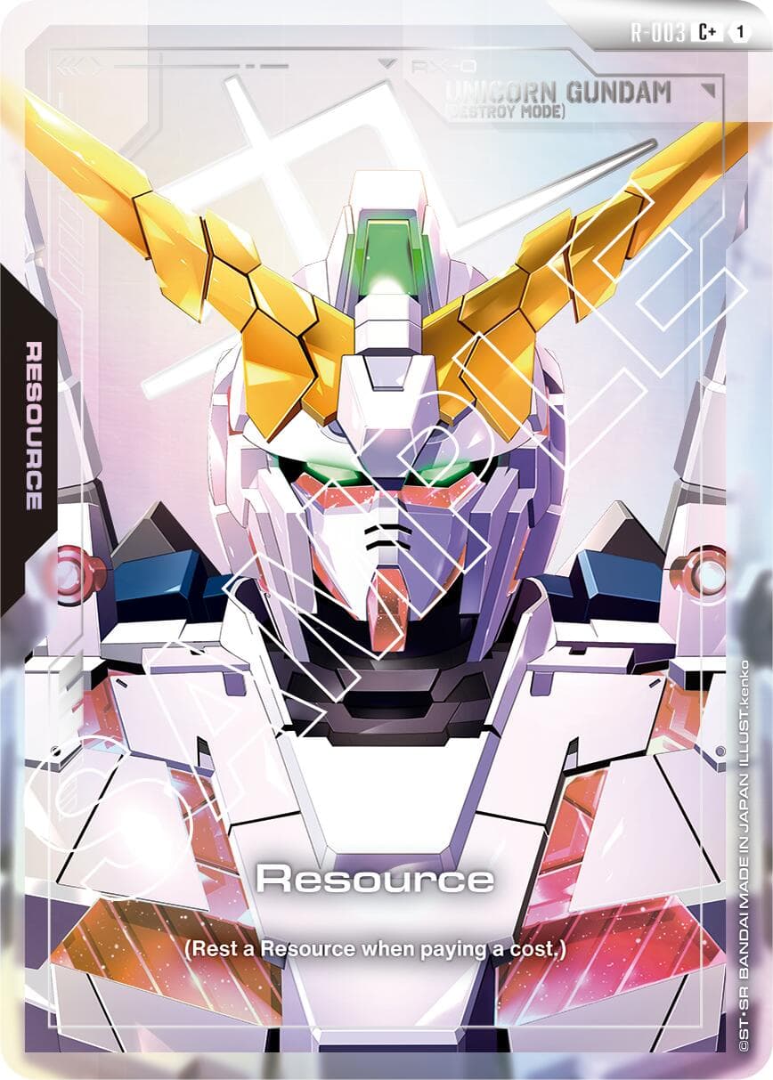 Resource (R-003) (C+) — Newtype Rising card