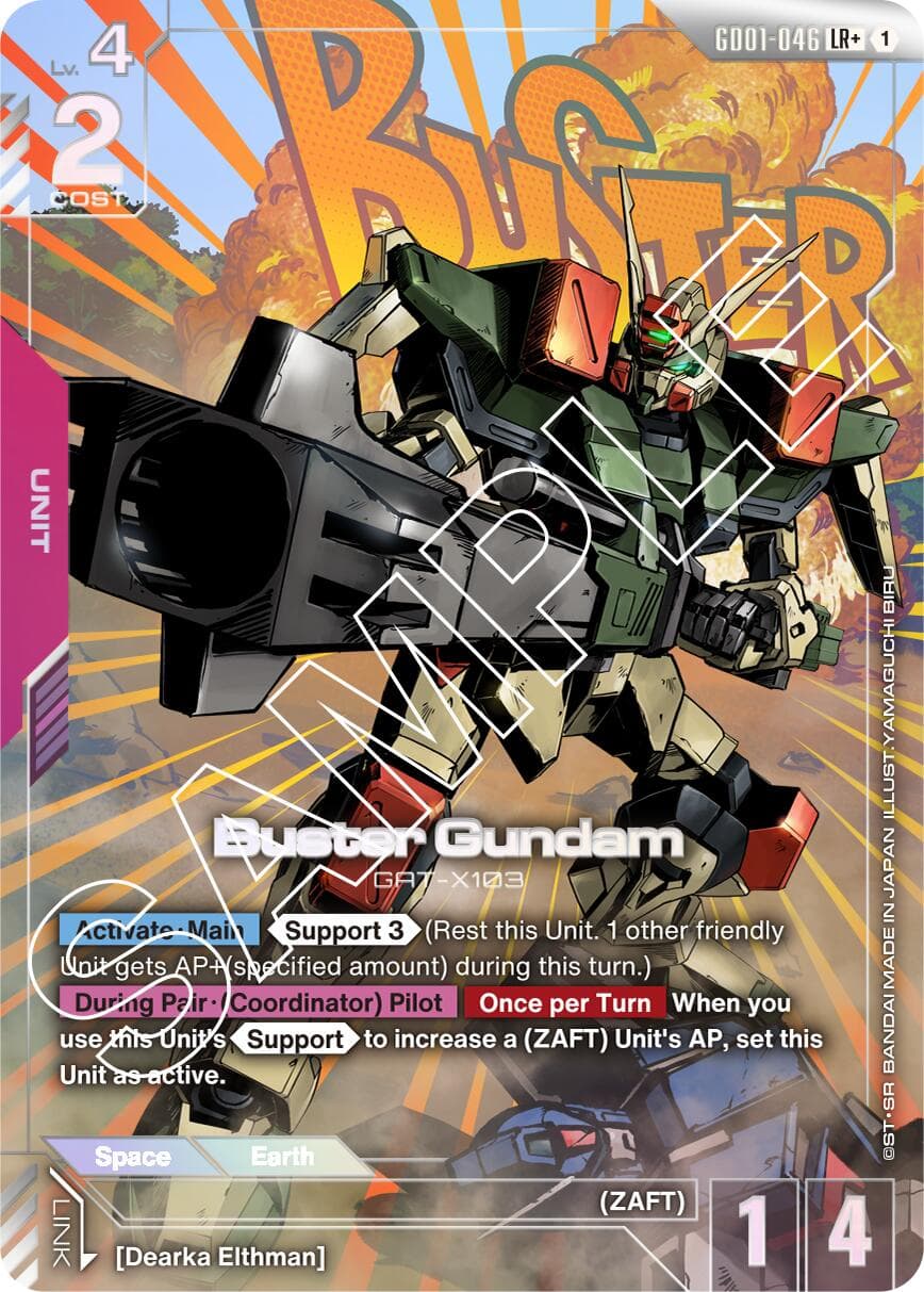 Buster Gundam (LR+) — Newtype Rising card