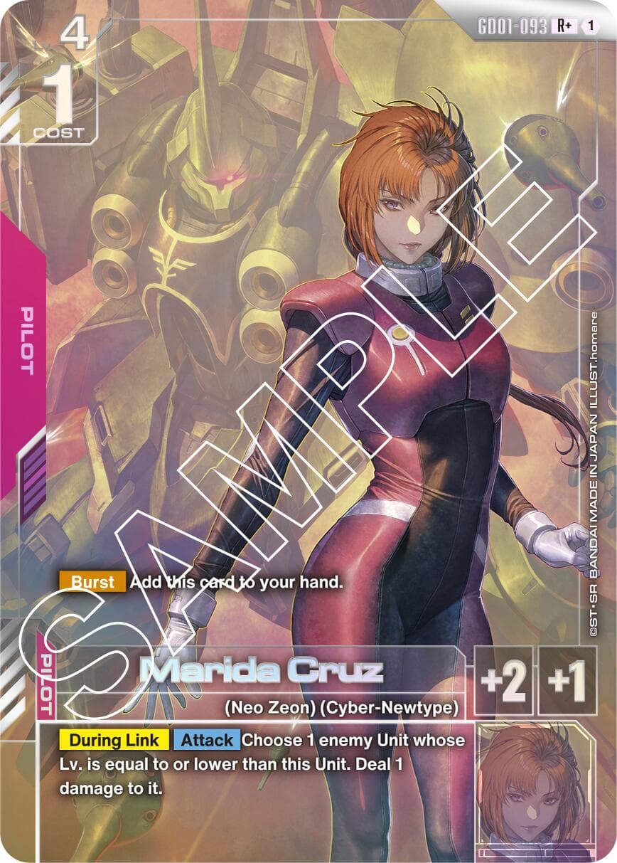 Marida Cruz (R+) — Newtype Rising card