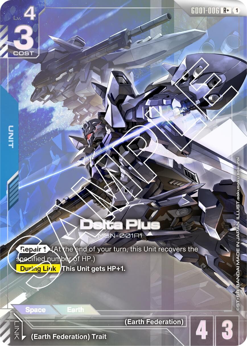 Delta Plus (R+) — Newtype Rising card
