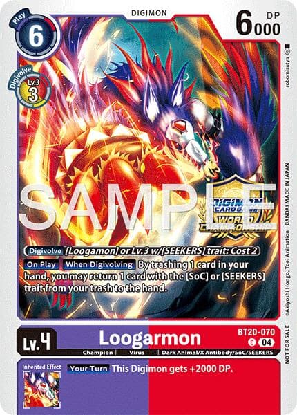 Loogarmon (Regionals 25-26 Season 2 Champion) — Release Special Booster 2.5 card