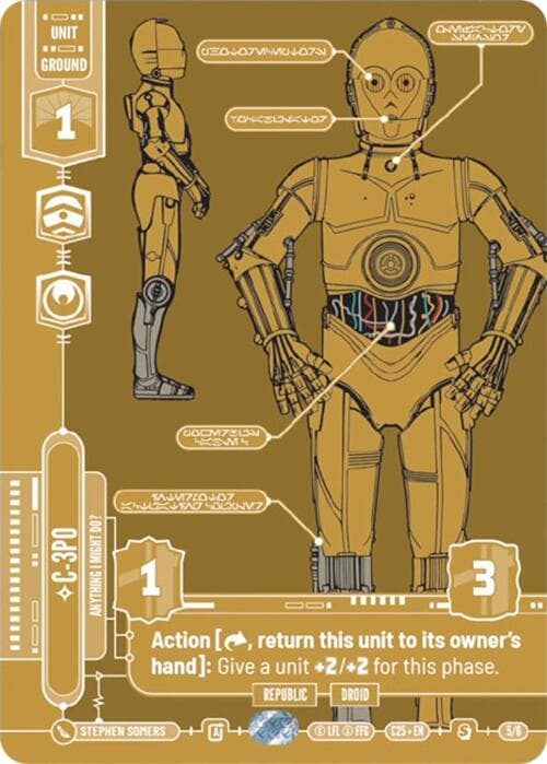 C-3PO - Anything I Might Do? — 2025 Convention Exclusive card