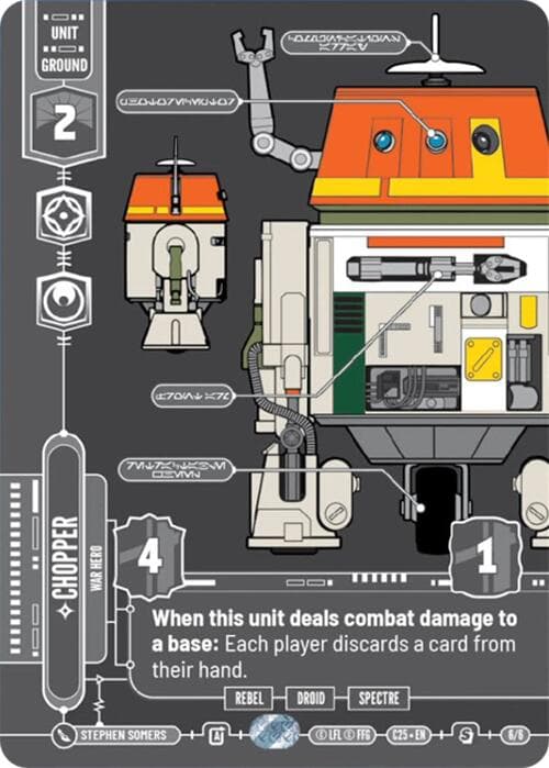 Chopper - War Hero — 2025 Convention Exclusive card