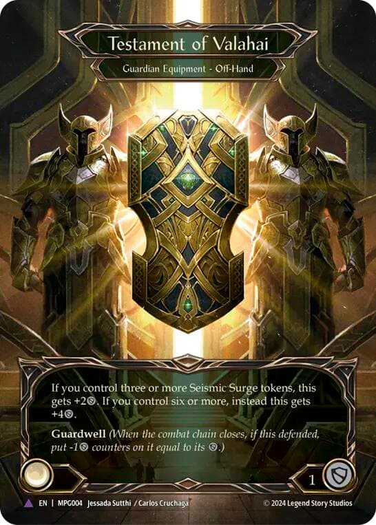 Testament of Valahai (Marvel) — Mastery Pack Guardian card