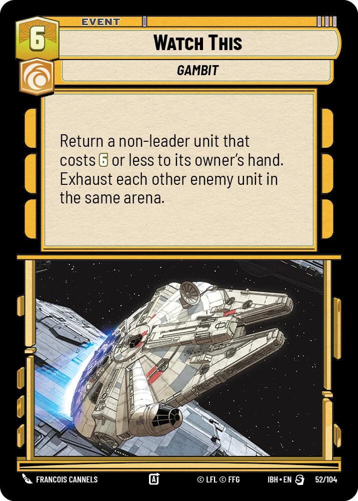 Watch This — Intro Battle: Hoth card