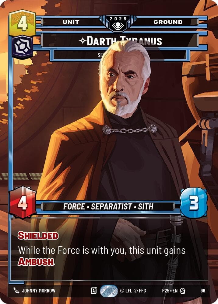 Darth Tyranus - Servant of Sidious — Organized Play Promos card