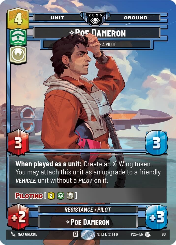 Poe Dameron - One Hell of a Pilot — Organized Play Promos card