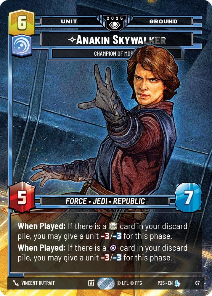 Anakin Skywalker - Champion of Mortis — Organized Play Promos card