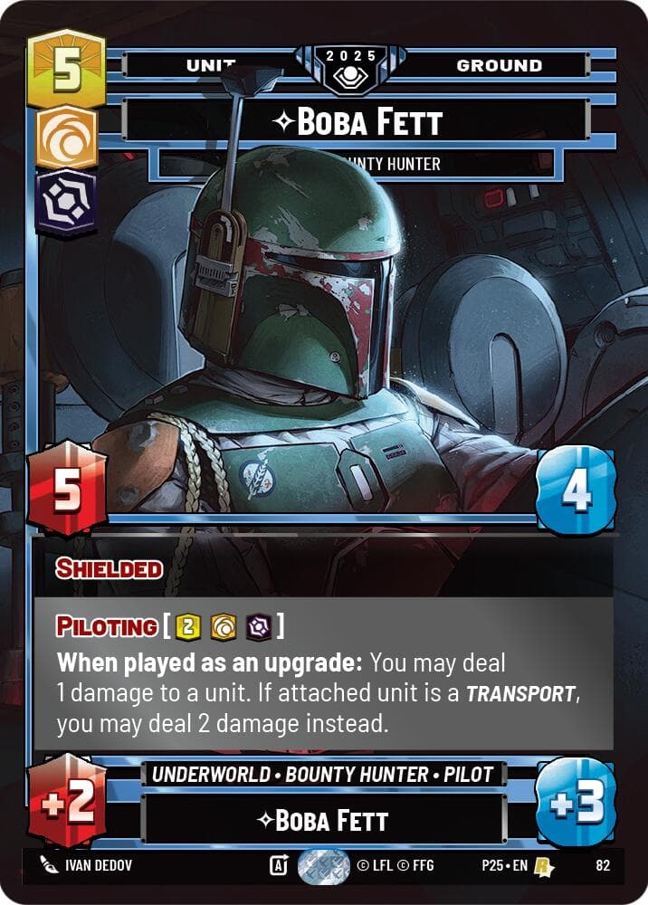 Boba Fett - Feared Bounty Hunter — Organized Play Promos card