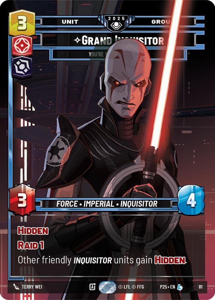 Grand Inquisitor - You're Right to Be Afraid — Organized Play Promos card