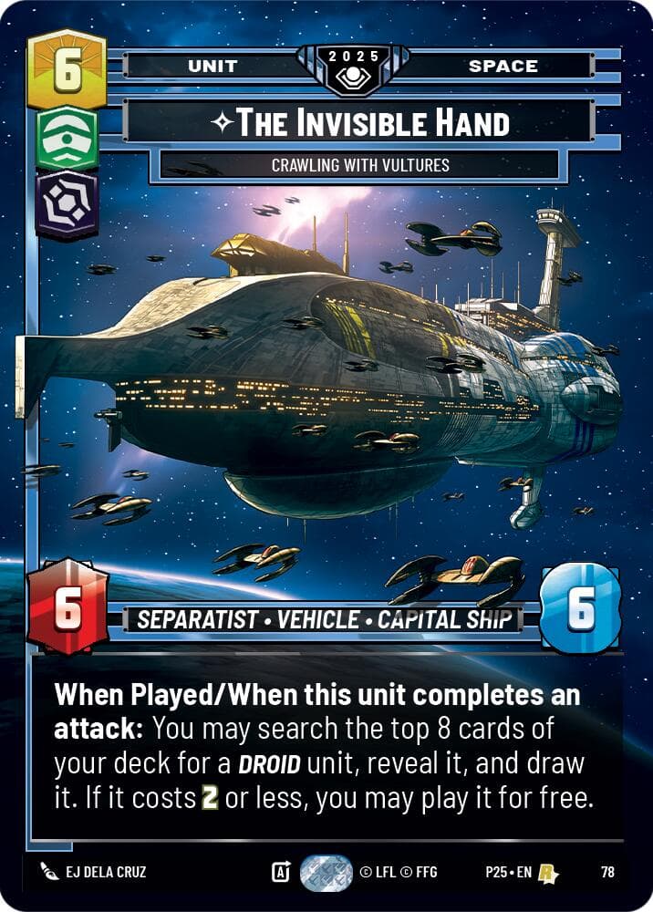 The Invisible Hand - Crawling With Vultures — Organized Play Promos card