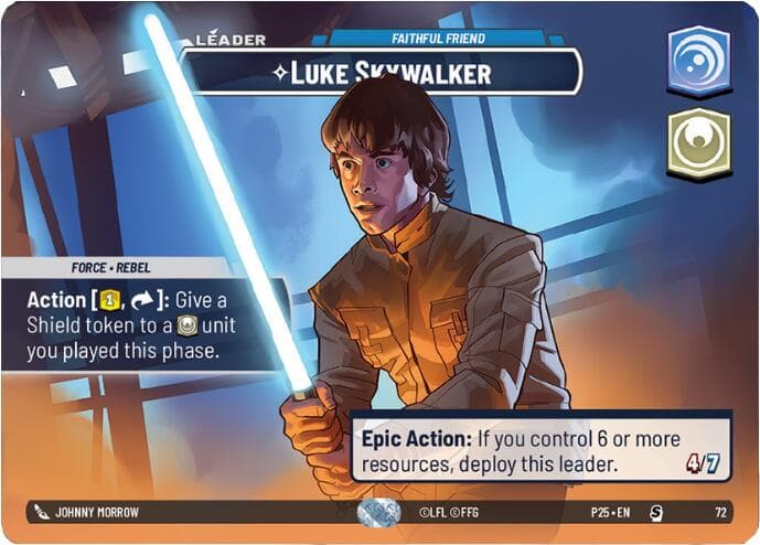 Luke Skywalker - Faithful Friend — Organized Play Promos card