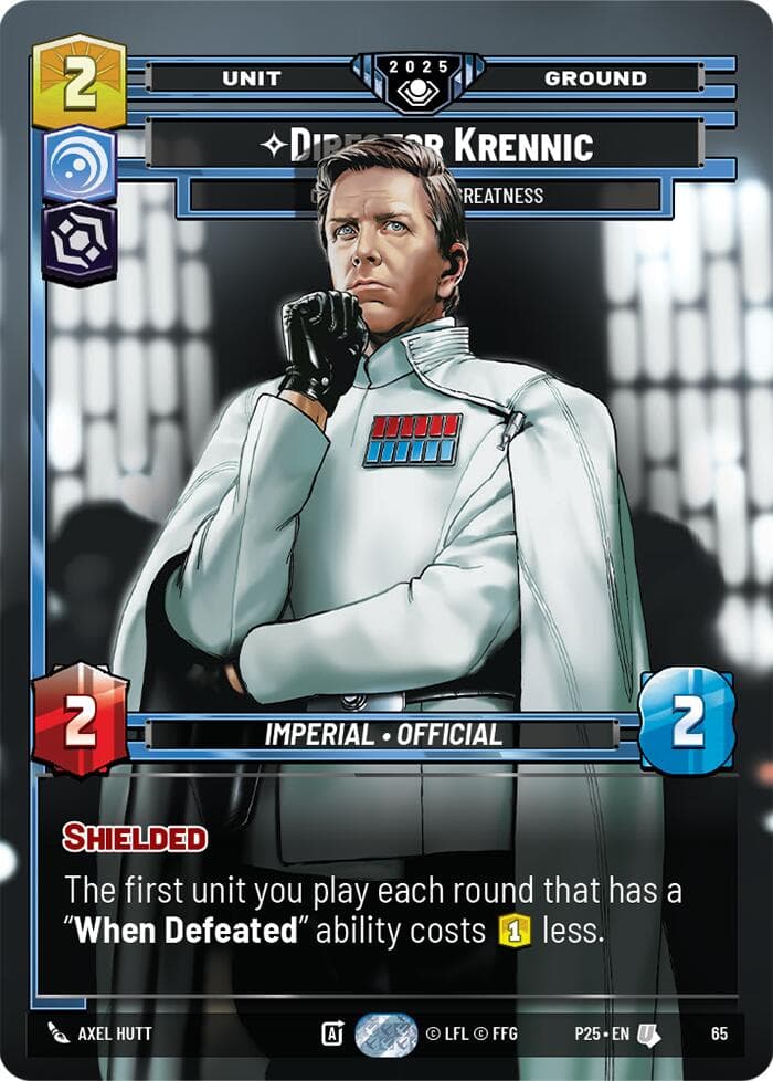 Director Krennic - On the Verge of Greatness — Organized Play Promos card