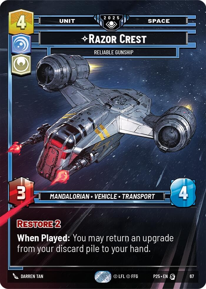 Razor Crest - Reliable Gunship — Organized Play Promos card