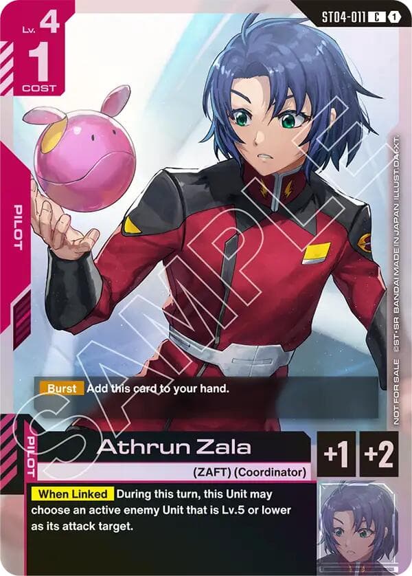 Athrun Zala (Store Tournament Participant Pack 01) — Gundam Promotional Cards card