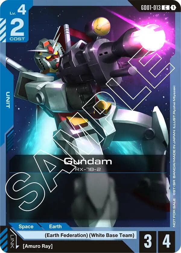 Gundam (GD01-013) (Launch Kit 01) — Gundam Promotional Cards card