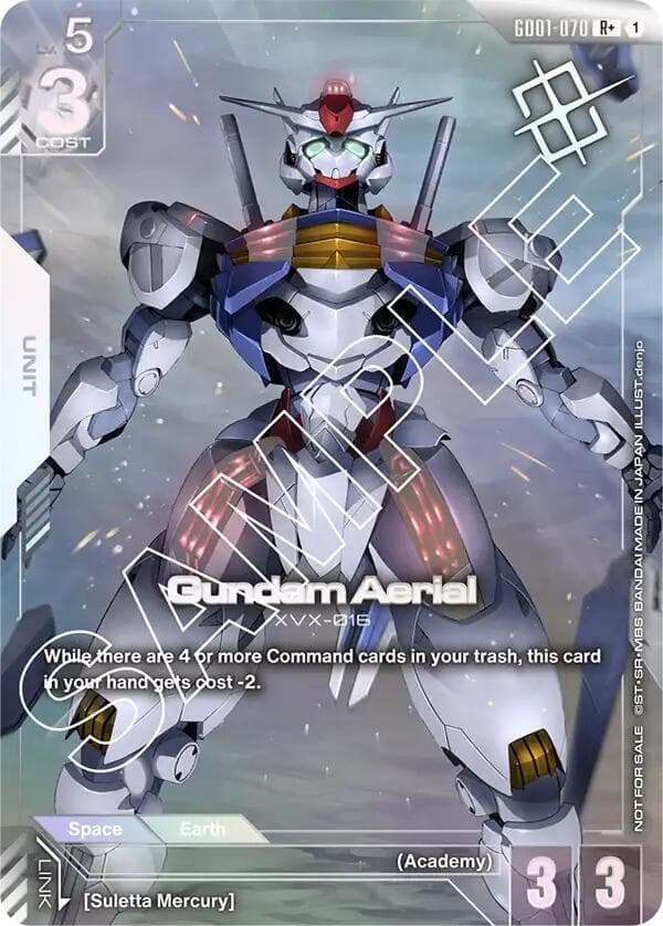 Gundam Aerial (Store Tournament Winner Pack 01) — Gundam Promotional Cards card