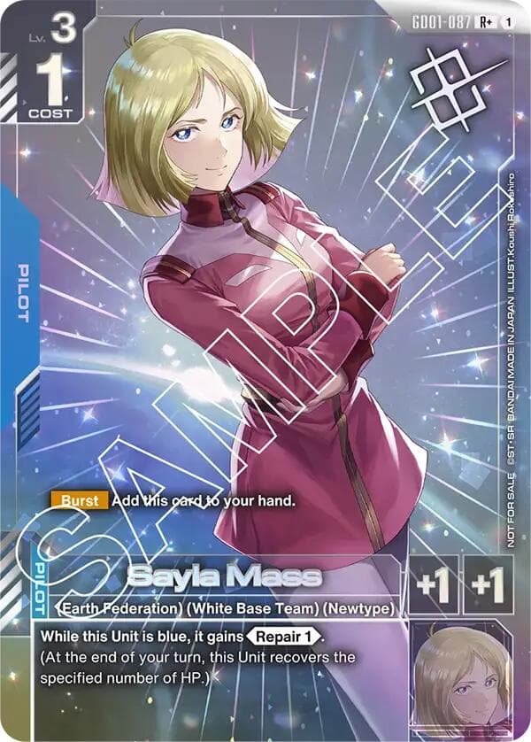 Sayla Mass (Store Tournament Winner Pack 01) — Gundam Promotional Cards card