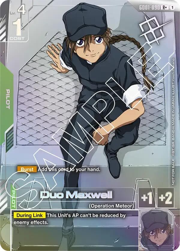 Duo Maxwell (Store Tournament Winner Pack 01) — Gundam Promotional Cards card